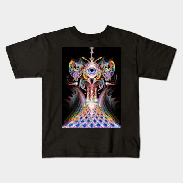 Unfolding Vision Kids T-Shirt by louisdyer